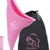 Peesential XL Plastuit Voor Vrouwen - Vrouwen Urinoir - Urine Fles - Urinaal - Herbruikbaar Plastuitje - Staand Plassen - Plaskoker Voor Festivals / Reizen / Kamperen - Incl. Hygiënisch Tasje En Extensie - Groot - Roze