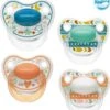 Bibi Happiness Bohemian DUO Dental Fopspeen Voordeelpack 16 Maanden Plus Blauw, Oranje