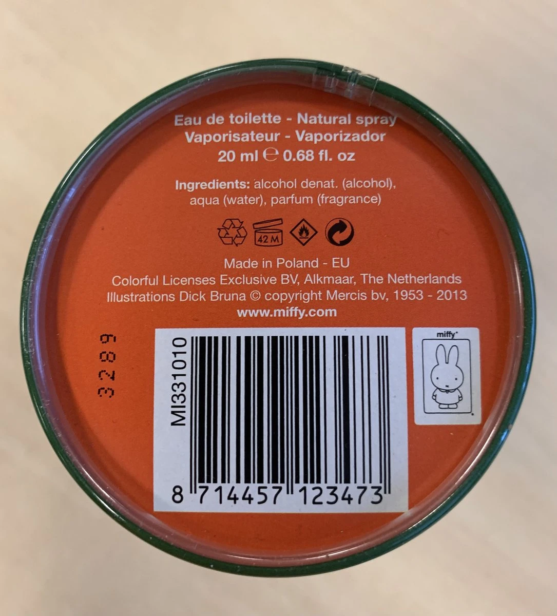 Oilily Miffy Nijntje Baby Parfum Eau De Toilette 20ml - Afbeelding 2