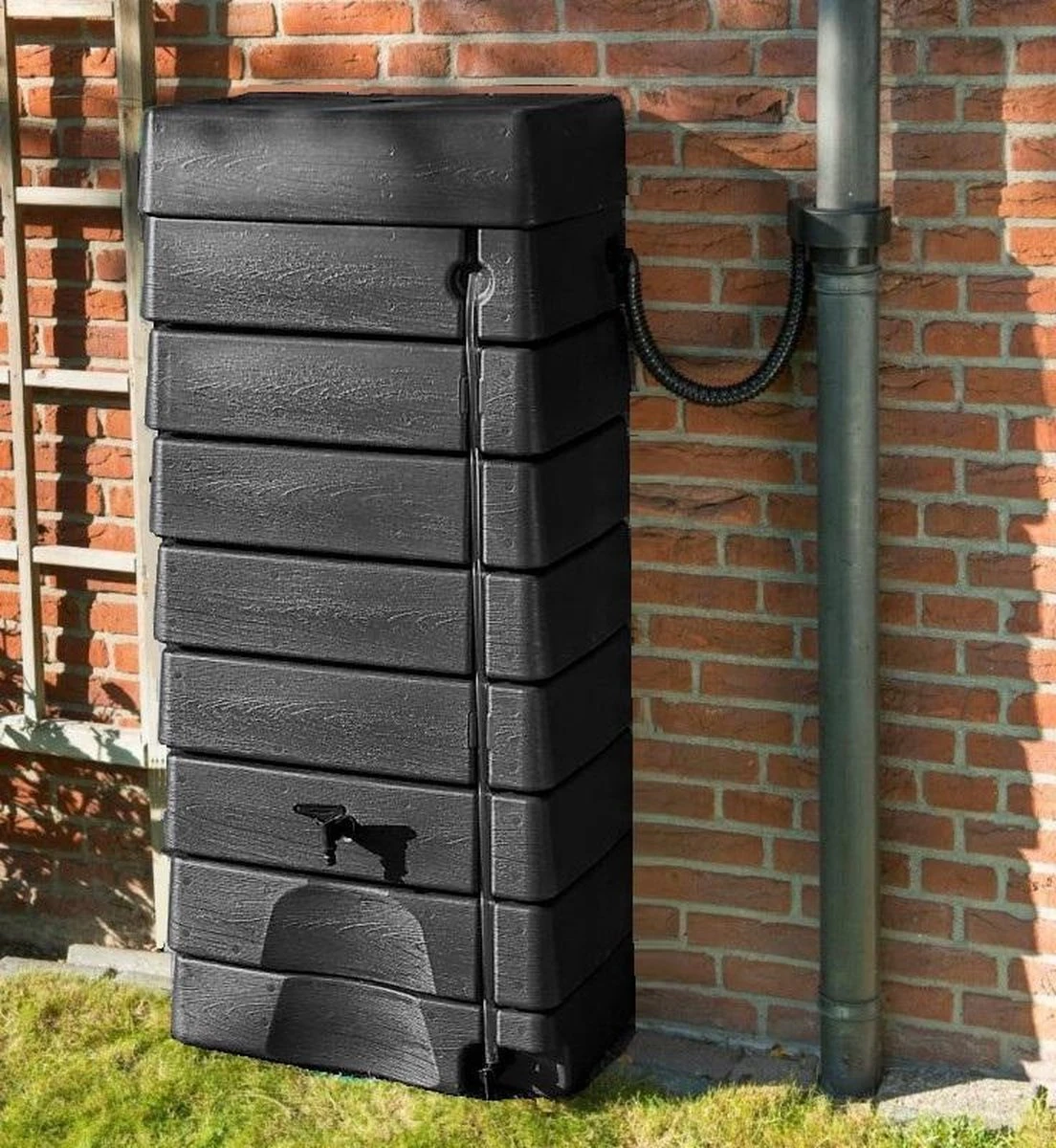 Garden Muurtank Regenton Zwart 320l - ThuisTuinieren.nl - Afbeelding 3