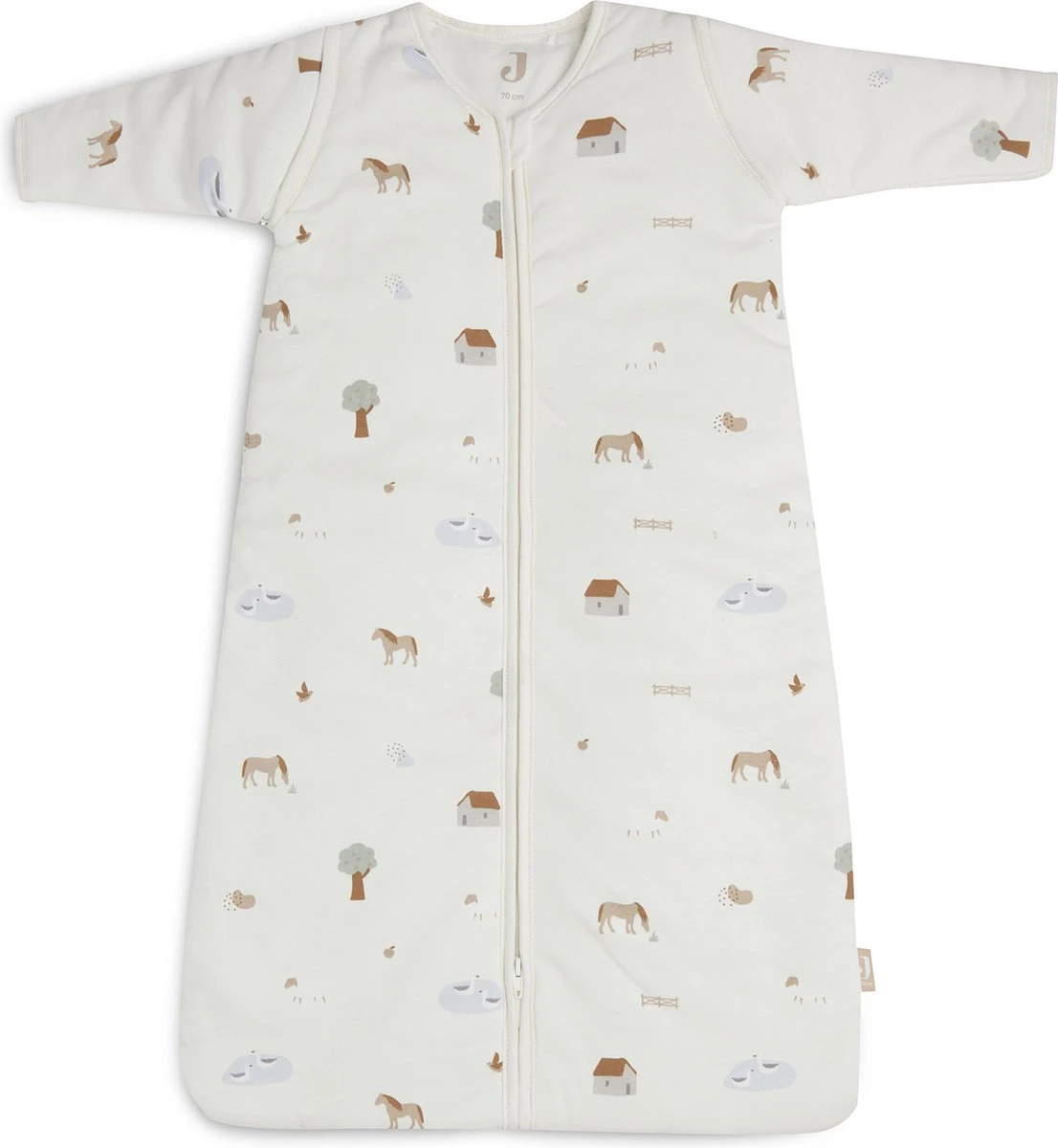 Jollein Baby Winterslaapzak Met Afritsbare Mouw 110cm - Farm