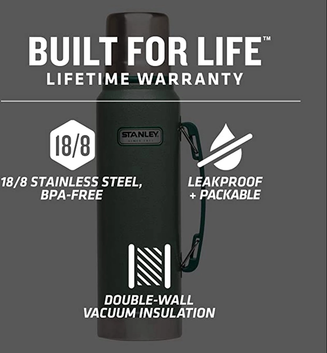 Stanley Trigger-Action Travel Mug 0.47L - Thermosfles - Matt Black - Afbeelding 16