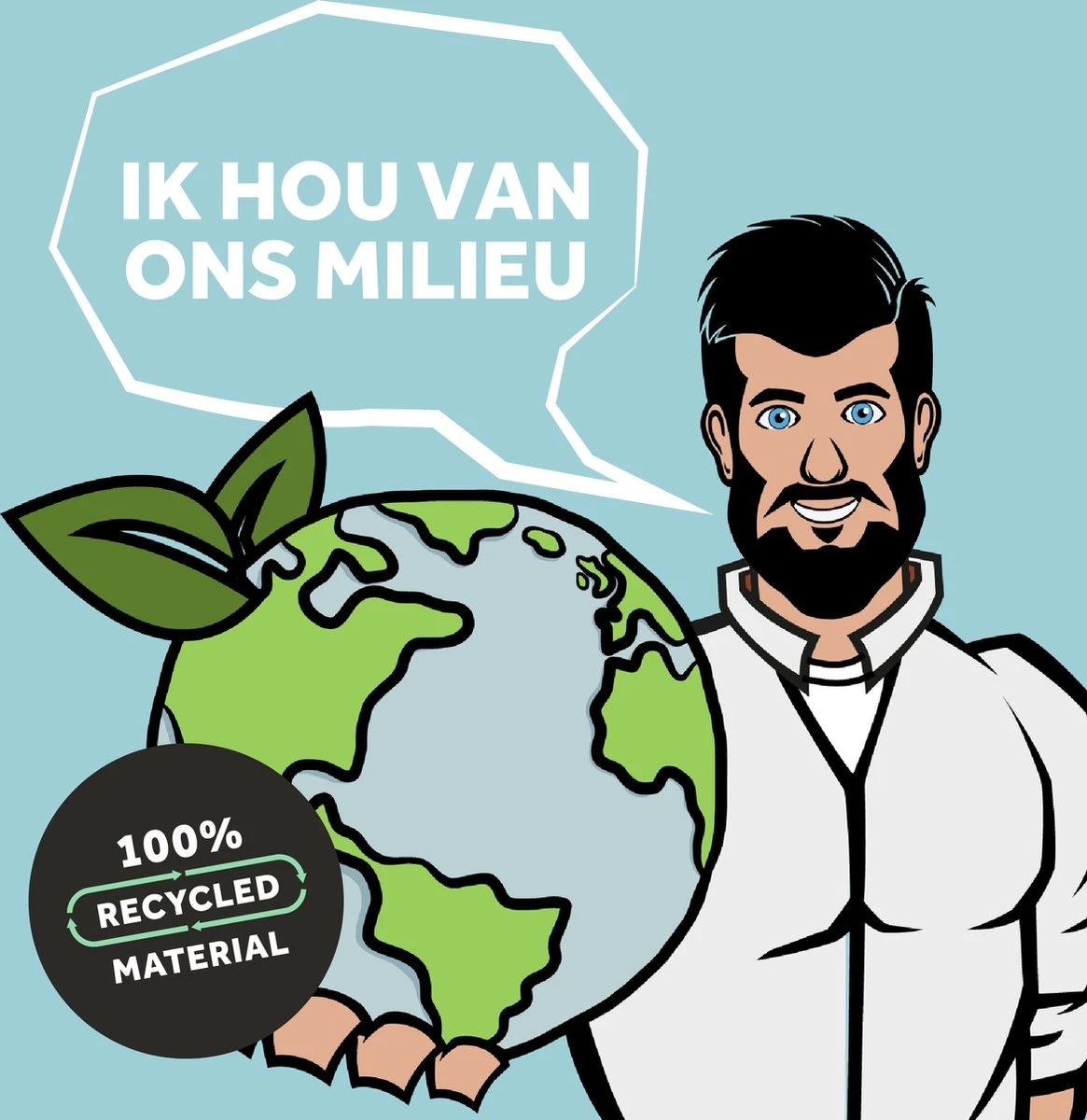 BagFitter Rood A 35L Tot 60L Vuilniszak Met Trekband Van 100% Gerecycled Plastic - 78cm X 50cm - 30 Stuks - 35-60 Liter - Vuilniszakken - Afvalzakken - Prullenbakzakken Geschikt Voor O.a. Homra Nexo - Afbeelding 8