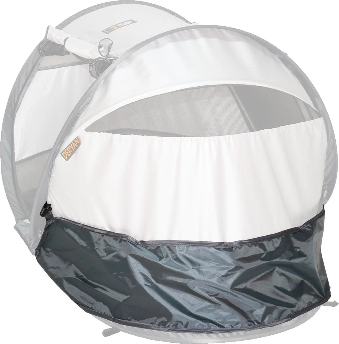 Deryan Shane Luxe 2023 Campingbedje - Baby Tent - Anti-UV 50+ - Peuterbed - Silver - Afbeelding 5