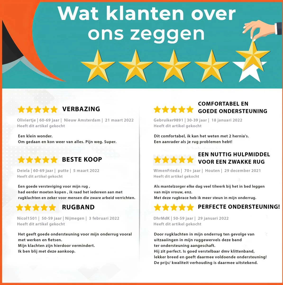 NAZROM® Rugbrace - Rugband Voor Onderrug - Rug & Houding Corrector Voor Onmiddellijke Rugondersteuning, Pijnverlichting En Draagcomfort - Postuur Corrector - XL - Afbeelding 10