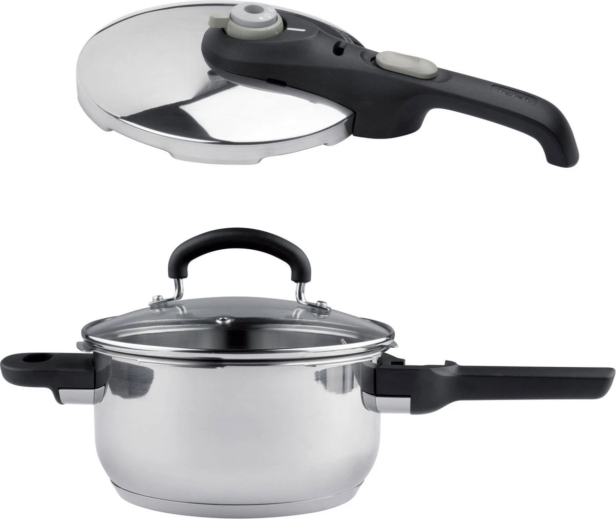 Tefal Secure 5 P25340 Snelkookpan - 3L - 2 Deksels