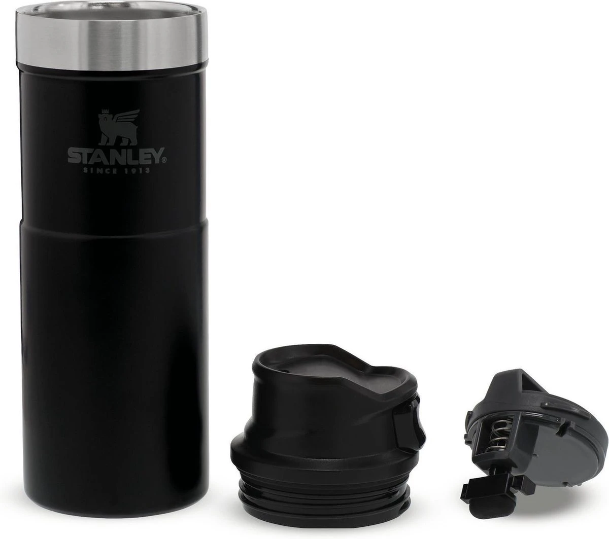 Stanley Trigger-Action Travel Mug 0.47L - Thermosfles - Matt Black - Afbeelding 2