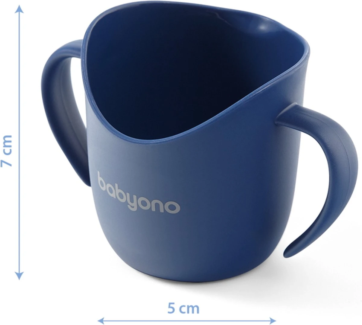 Baby Ono Donkerblauw Ergonomic Training Cup Flow Oefenbeker 1463/01 - Afbeelding 6