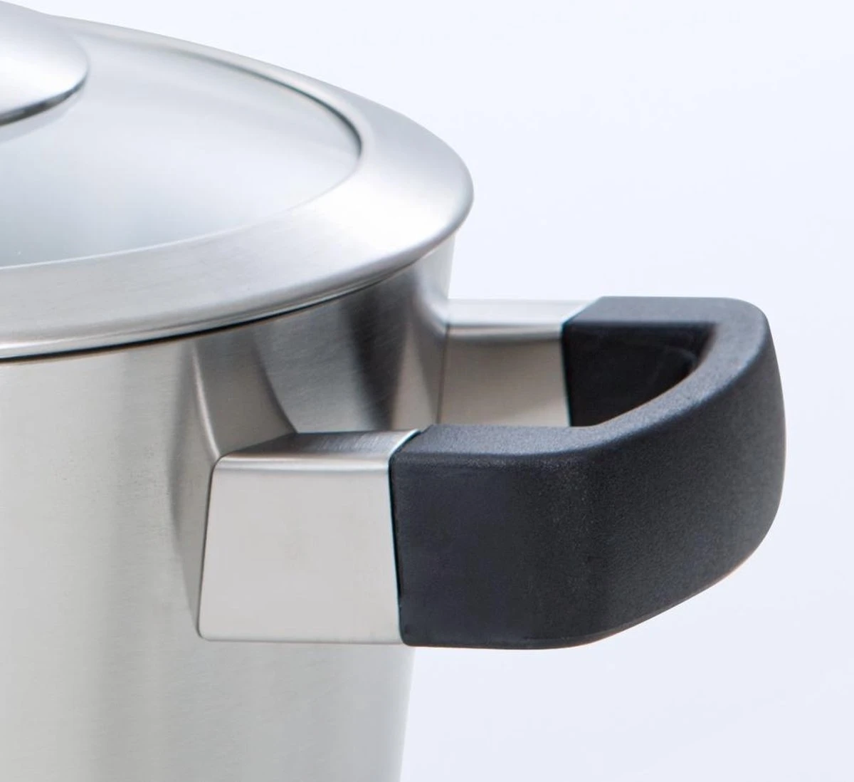 BK Conical Cool Glas Pannenset - 5-delig - Glazen Deksels - Geschikt Voor Alle Warmtebronnen - Afbeelding 4