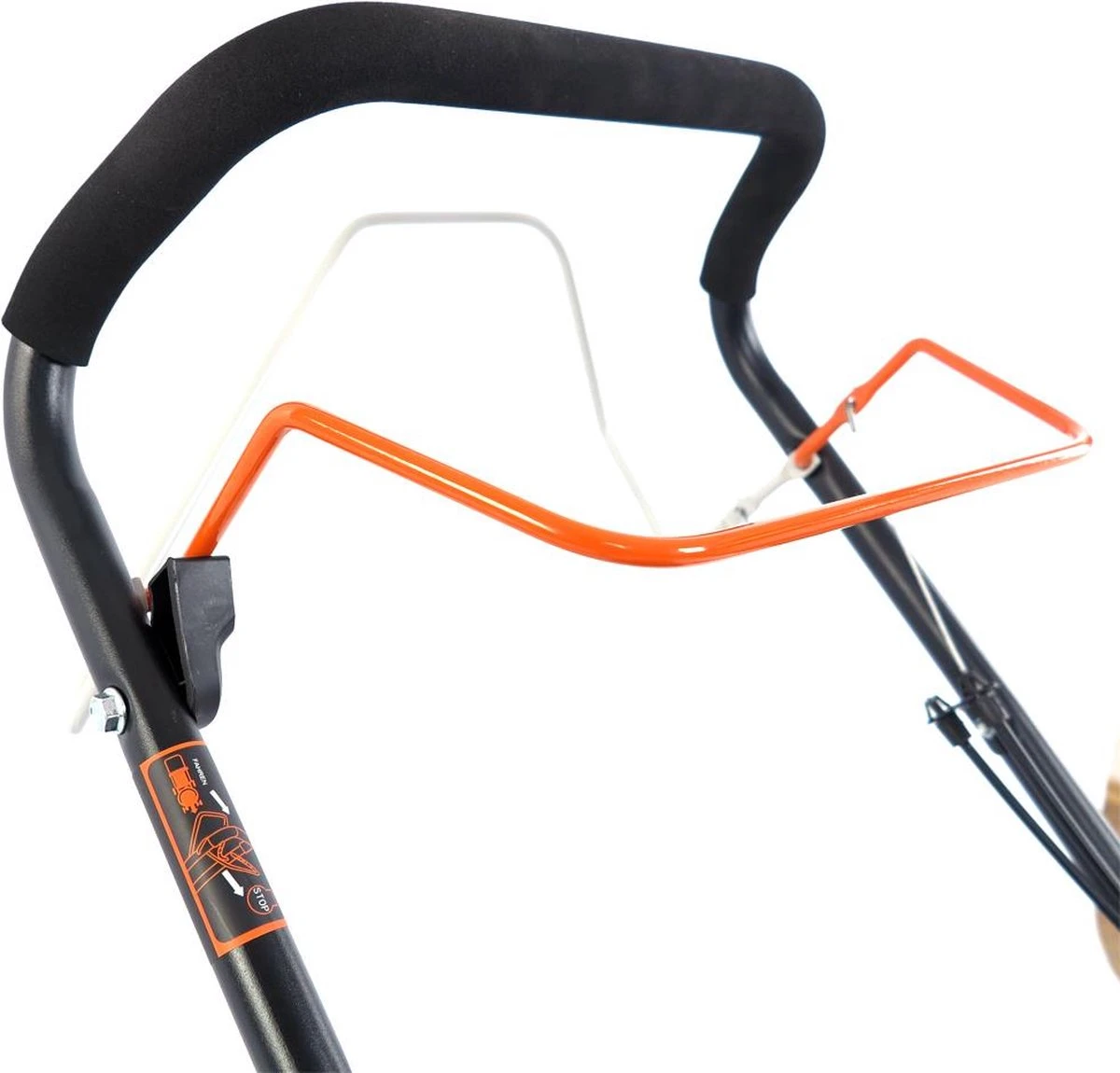 FUXTEC Grasmaaier Benzine - 46cm - Zelfrijdend / Zelftrekkend / Achterwielaandrijving - Mulchfunctie - Opvangbak 50L - FX-RM4646 - Afbeelding 7