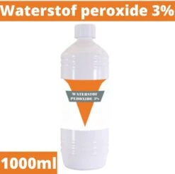 Waterstofperoxide 3 Procent - Hydrogen Peroxide 3% - Zuurstofwater - 1000ml - Waterstofperoxide Mondspoeling - Ontsmettingsmiddel - H2O2