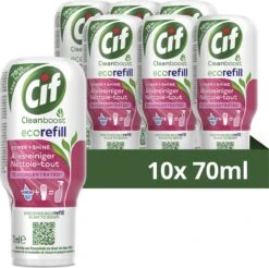 Cif CleanBoost Power & Shine Allesreiniger Ecorefill Capsules - 10 X 70 Ml - Voordeelverpakking