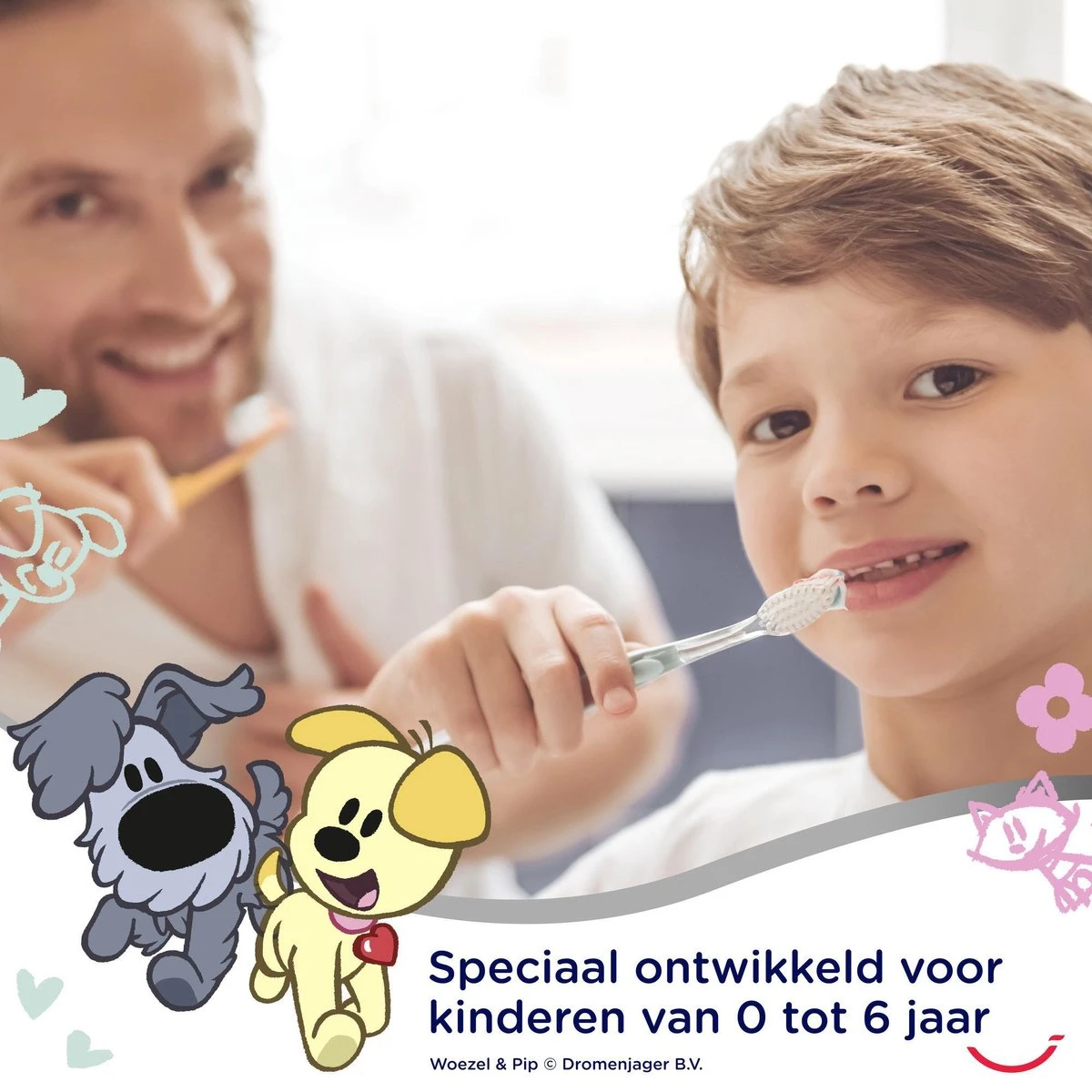 Prodent Kids 0-6 Jaar Woezel & Pip Tandpasta - 12 X 75 Ml - Voordeelverpakking - Afbeelding 6