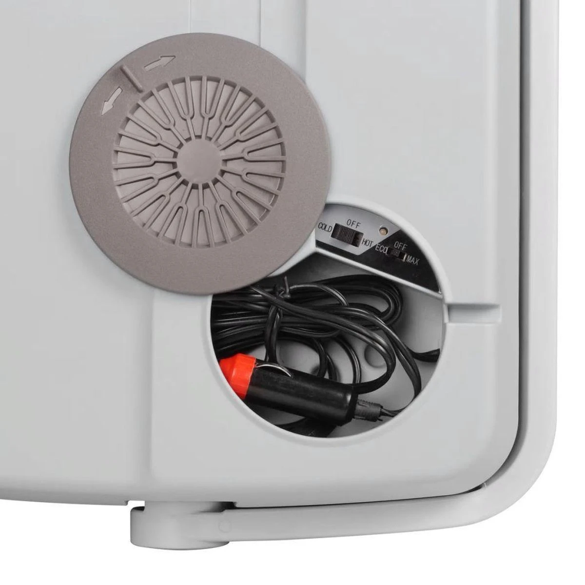 Tristar KB-7532 Koelbox 26 Liter - Koelbox Elektrisch - 12v Autolader En 230v Stopcontact - Koelt & Verwarmt - Grijs - Afbeelding 6