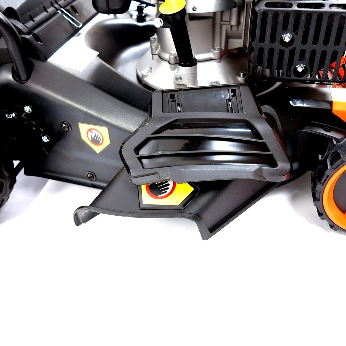 FUXTEC Grasmaaier Benzine - 46cm - Zelfrijdend / Zelftrekkend / Achterwielaandrijving - Mulchfunctie - Opvangbak 50L - FX-RM4646 - Afbeelding 11