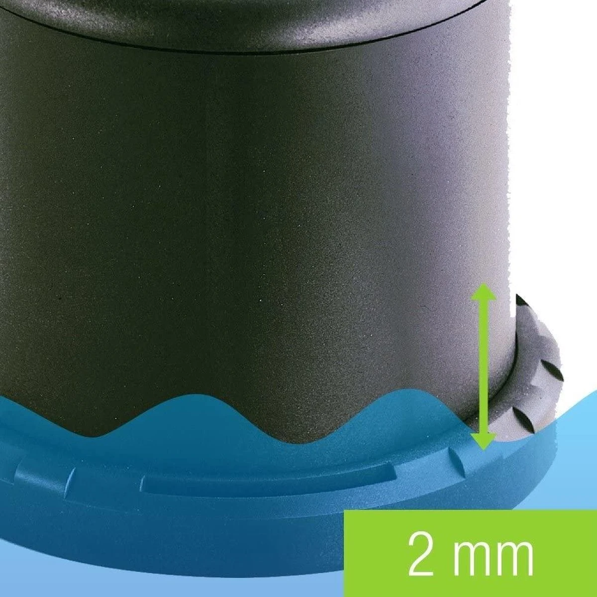 Tallas Vlakke Onderwaterpomp E 160 NA, Vlakke Aanzuiging Tot 3 Mm, 90 Watt - Afbeelding 3