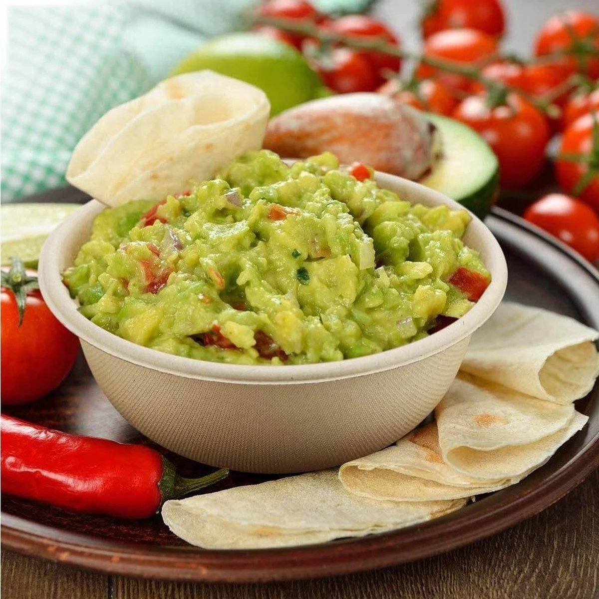 BIO Wegwerp Soepkommen 50 Stuks - Schaaltje Suikerriet 400ml - Natuur - Afbeelding 2