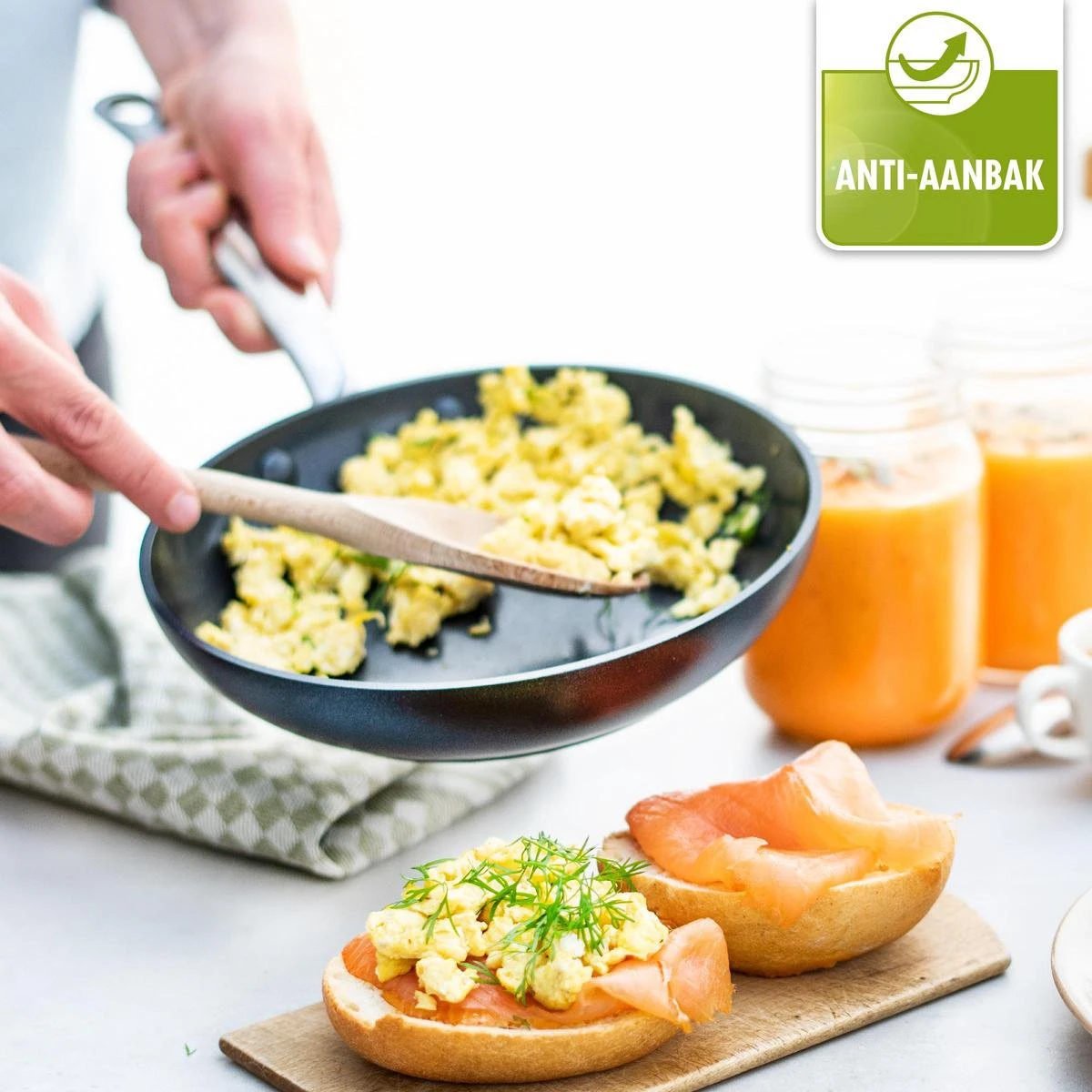 GreenPan Barcelona Infinity Pro Koekenpannenset - 3-delig - Zwart - Inductie - PFAS-vrij - Afbeelding 14