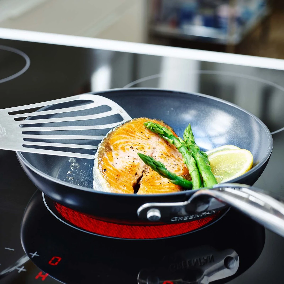 GreenPan Barcelona Infinity Pro Koekenpannenset - 3-delig - Zwart - Inductie - PFAS-vrij - Afbeelding 17