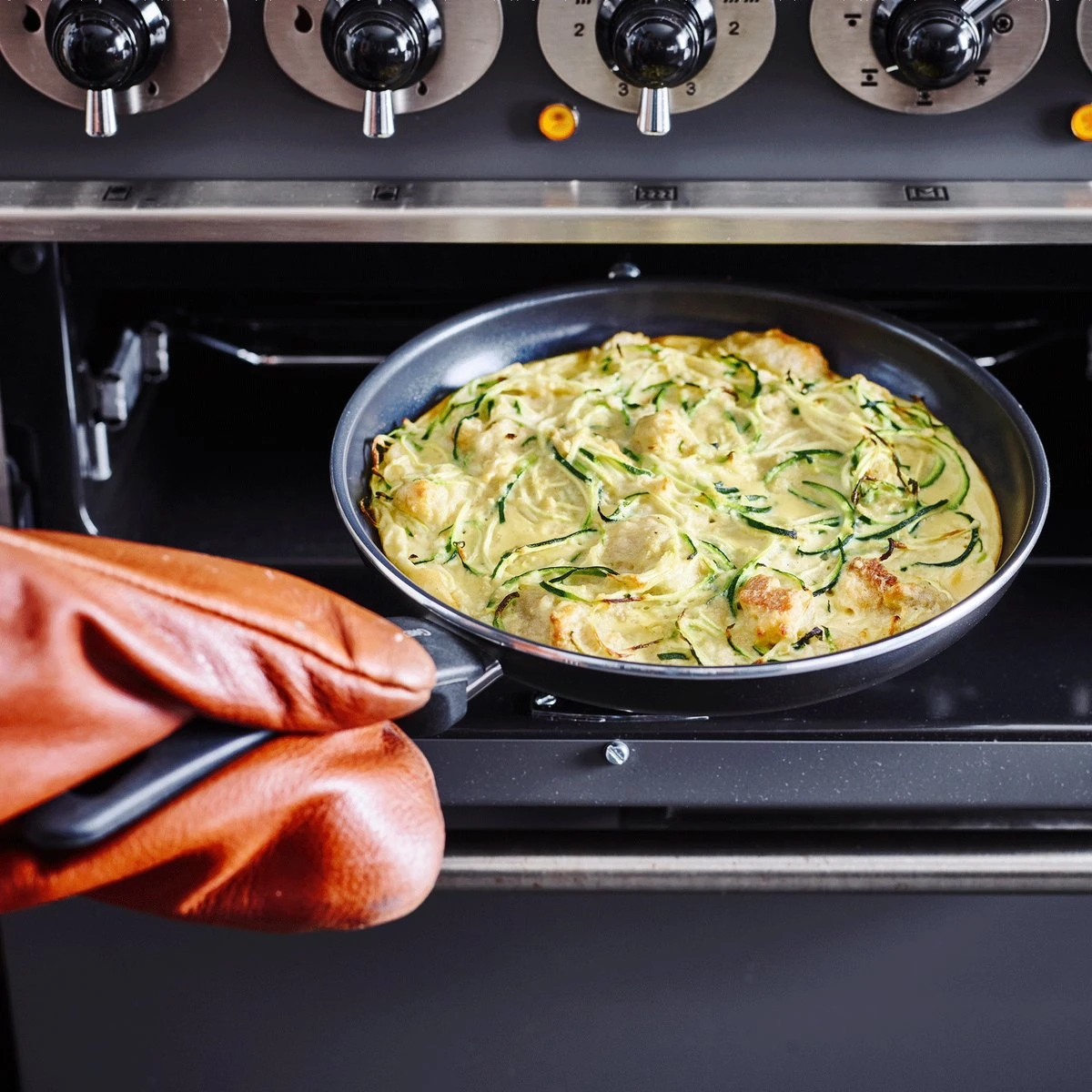 GreenPan Cambridge Hapjespan Met Deksel 24cm - Zwart - Inductie - PFAS-vrij - Afbeelding 9