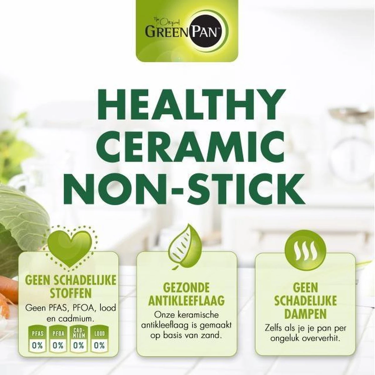 GreenPan Cambridge Hapjespan Met Deksel 24cm - Zwart - Inductie - PFAS-vrij - Afbeelding 19