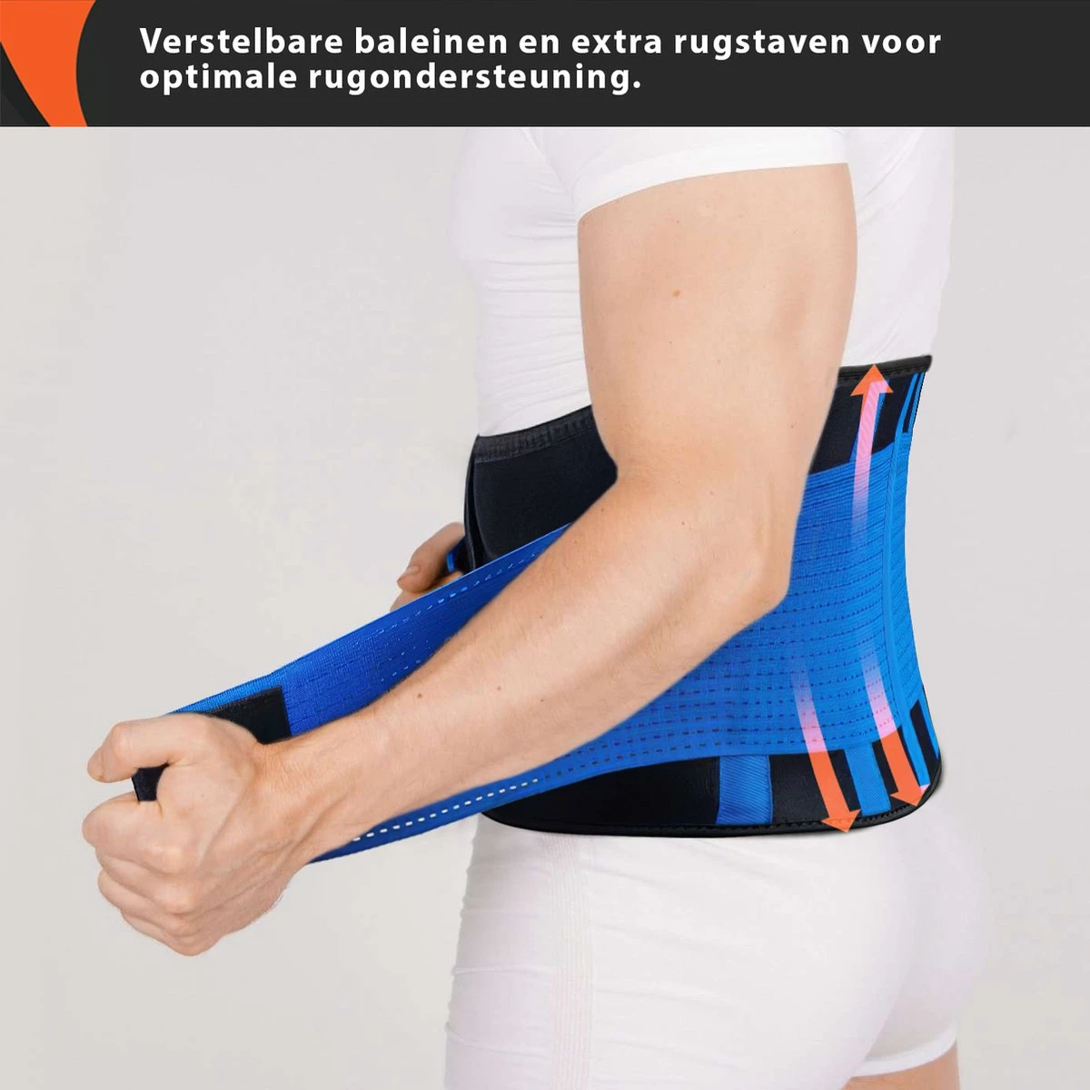 NAZROM® Rugbrace - Rugband Voor Onderrug - Rug & Houding Corrector Voor Onmiddellijke Rugondersteuning, Pijnverlichting En Draagcomfort - Postuur Corrector - XL - Afbeelding 3