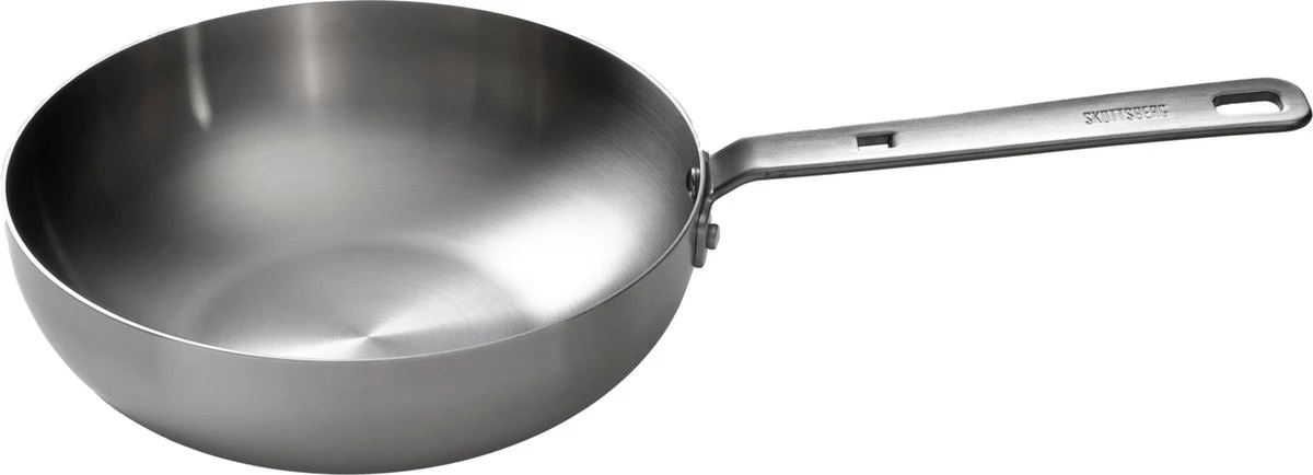 Skottsberg Wok Stainless Steel 28 Cm Roestvrijstaal