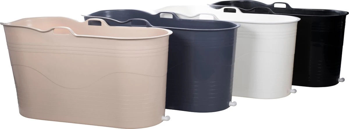 HelloBath® - Bath Bucket - XL - 125 Cm - Brazilian Sand - Zitbad - Ligbad (Verzending In Doos) - Incl. Badplank En Kraantje - Afbeelding 4