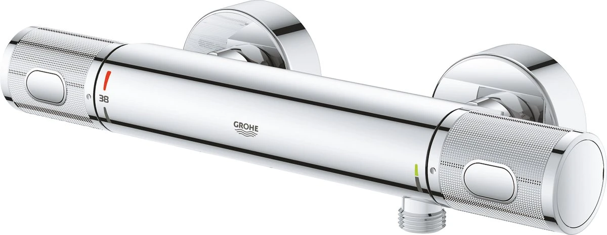 GROHE QuickFix Precision Feel Thermostatische Douchekraan - EcoJoy - CoolTouch - Incl. Koppelingen - 15 Cm - 34790000