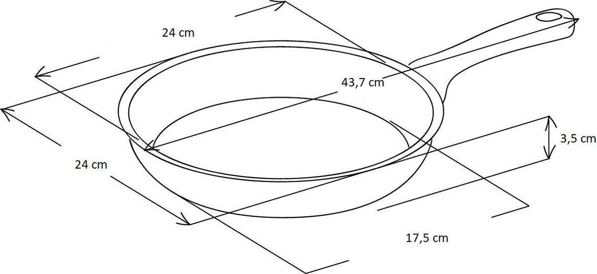 DeBuyer Mineral B Element Koekenpan - Zilver - Rond - Ø 24 Cm - Afbeelding 4