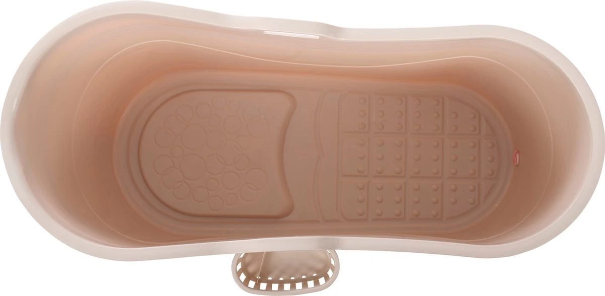 HelloBath® - Bath Bucket - XL - 125 Cm - Brazilian Sand - Zitbad - Ligbad (Verzending In Doos) - Incl. Badplank En Kraantje - Afbeelding 3