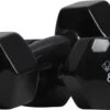 Active Panther Dumbbell Set 2 X 8 KG - 16 Kg Totaal - Vinyl - Zwart