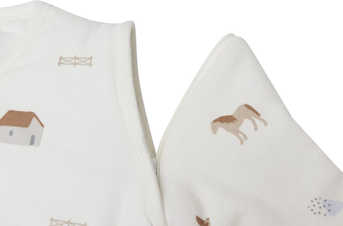 Jollein Baby Winterslaapzak Met Afritsbare Mouw 110cm - Farm - Afbeelding 6