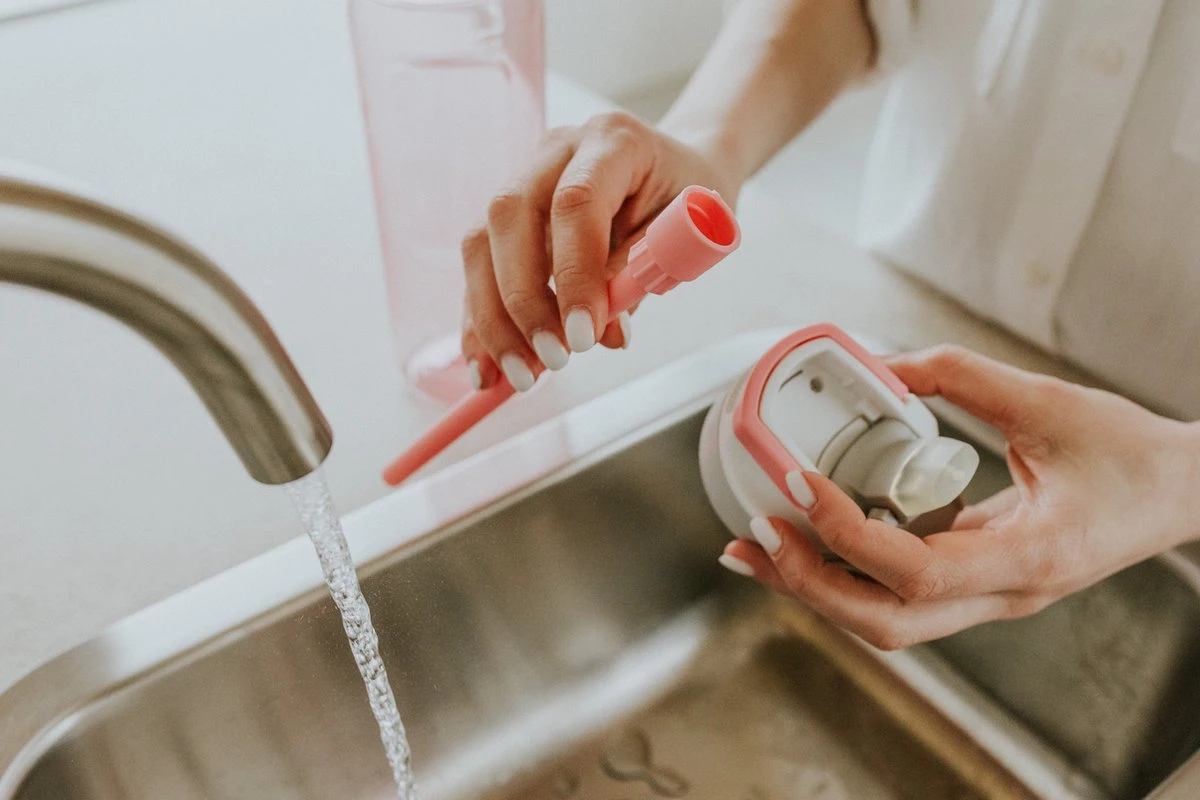 Kambukka Lagoon Drinkfles 750ml - Rose Lemonade Met Geïntegreerd Rietje - Afbeelding 2