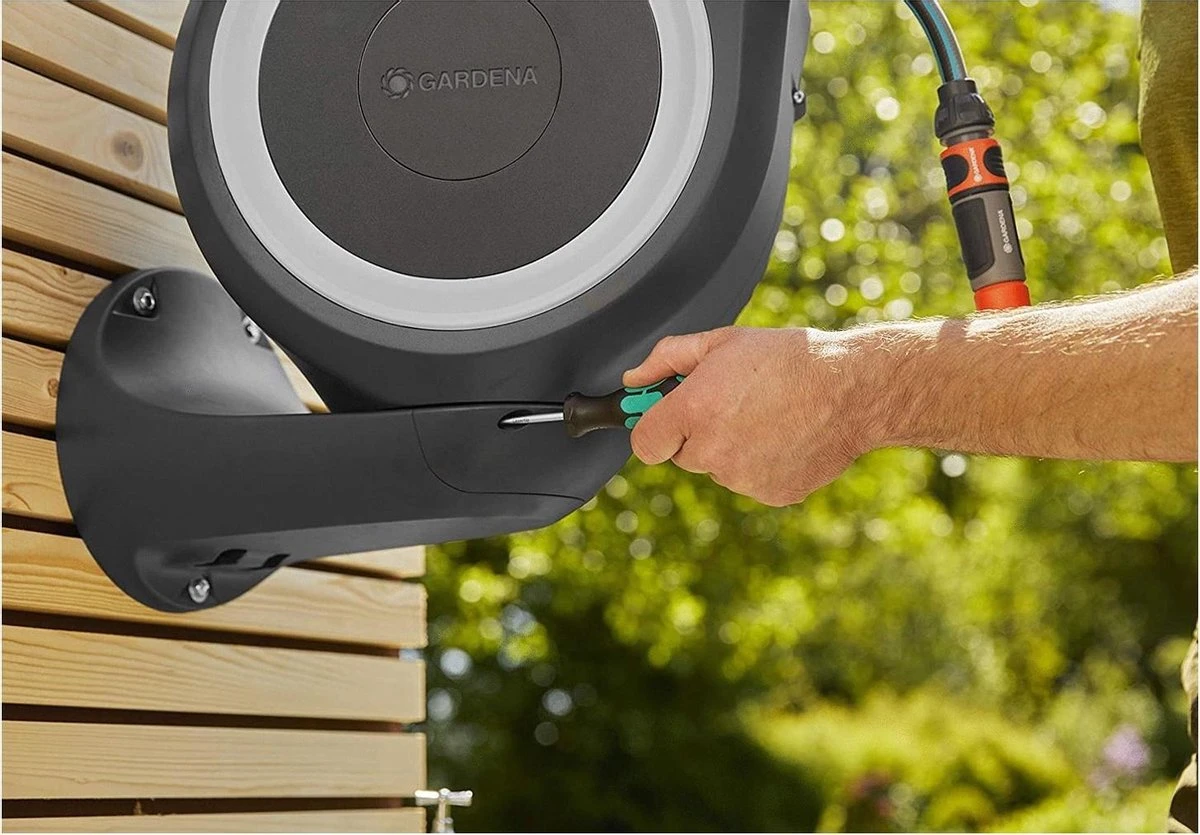 GARDENA - Wandslangenbox RollUp S - Slanghouder - 15 Meter - Ø 11 Mm - Afbeelding 8