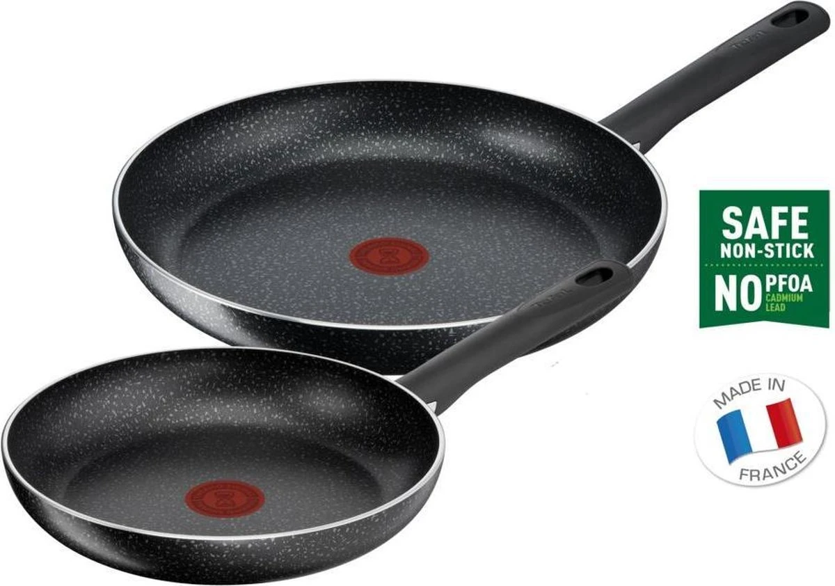 Tefal Brut Pannenset - Ø 24/30 Cm - Afbeelding 3