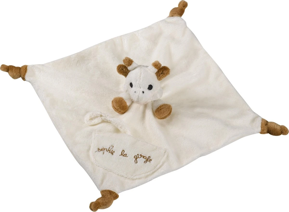 Sophie De Giraf - Knuffeldoekje - Met Speenhouder
