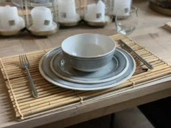 RJRQuality Camping Servies - 12 Delig – 100% Melamine Servies Set – Campingservies – Melamine Borden