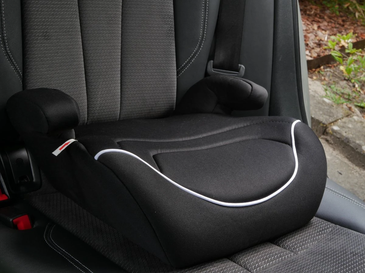 Zitverhoger Auto - Stoelverhoger - Autostoel - Booster - Zwart - Afbeelding 6