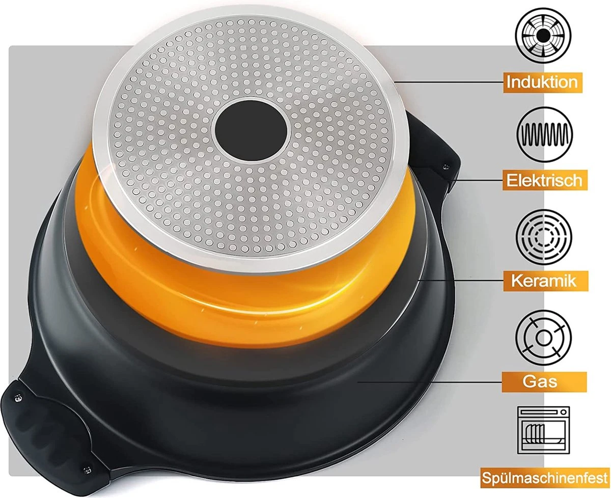 Aluminium Tajine Agadir XL 32 Cm- Geschikt Ook Voor Inductie - Afbeelding 2