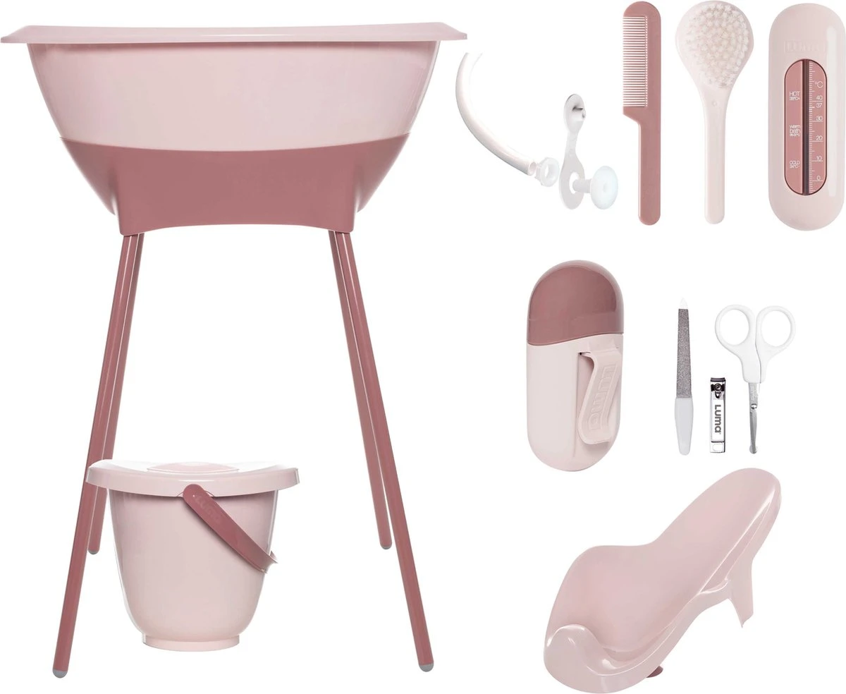LUMA Bad- En Verzorgingsset (8-delig) - Blossom Pink