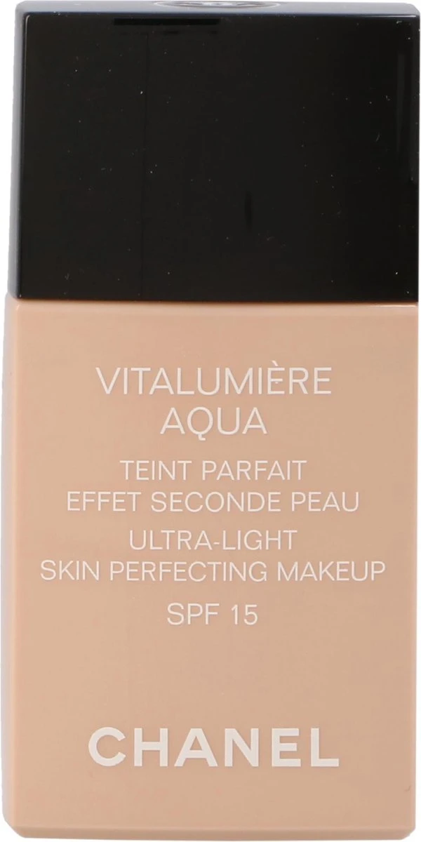 Chanel Vitalumiere Aqua Foundation - 30 Beige - SPF15 - 30 Ml - Afbeelding 8