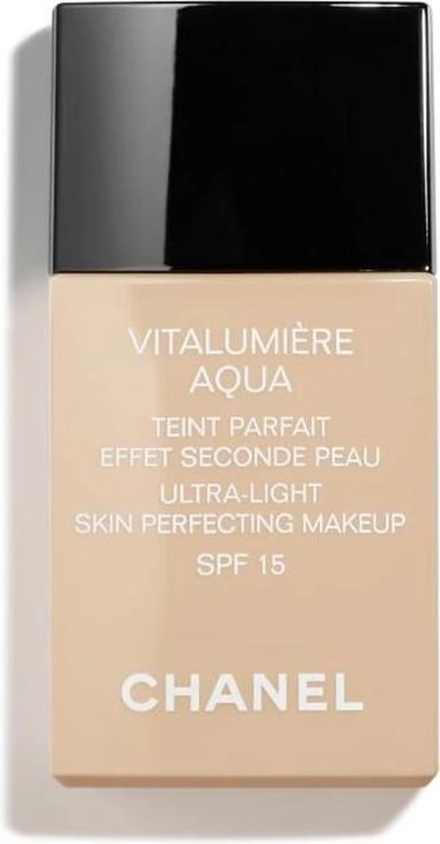 Chanel Vitalumiere Aqua Foundation - 30 Beige - SPF15 - 30 Ml - Afbeelding 9