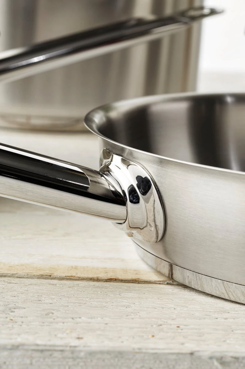 Demeyere Restoline 3 RVS Koekenpan – Koekenpan Inductie - 32 Cm – PTFE-vrij - Afbeelding 7