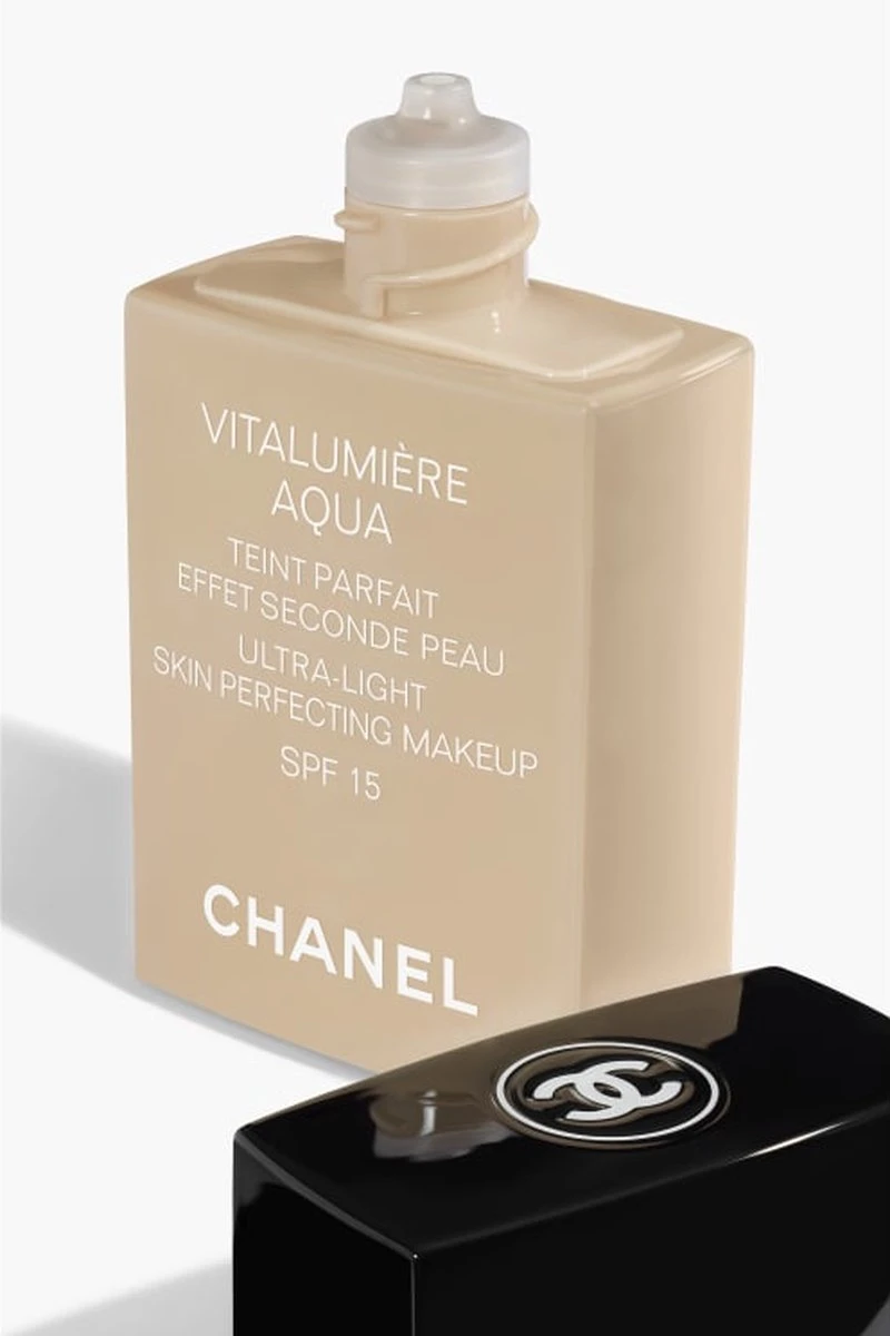 Chanel Vitalumiere Aqua Foundation - 30 Beige - SPF15 - 30 Ml - Afbeelding 7