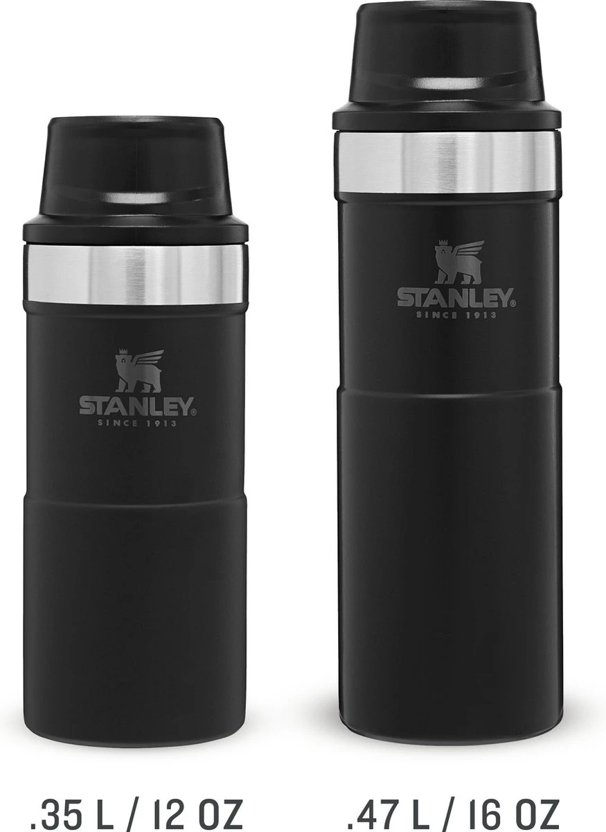 Stanley Trigger-Action Travel Mug 0.47L - Thermosfles - Matt Black - Afbeelding 15